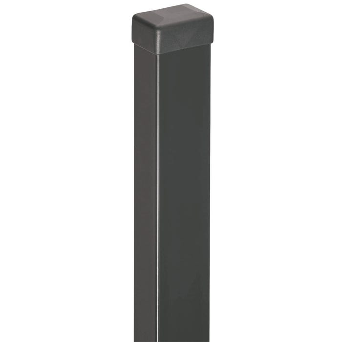 Słupek do paneli ogrodzeniowych 3D antracyt, 200 cm/ 60x40 mm