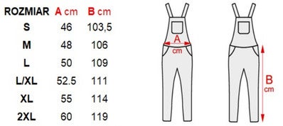 Ogrodniczki robocze BASALT Yato, rozm. L 6