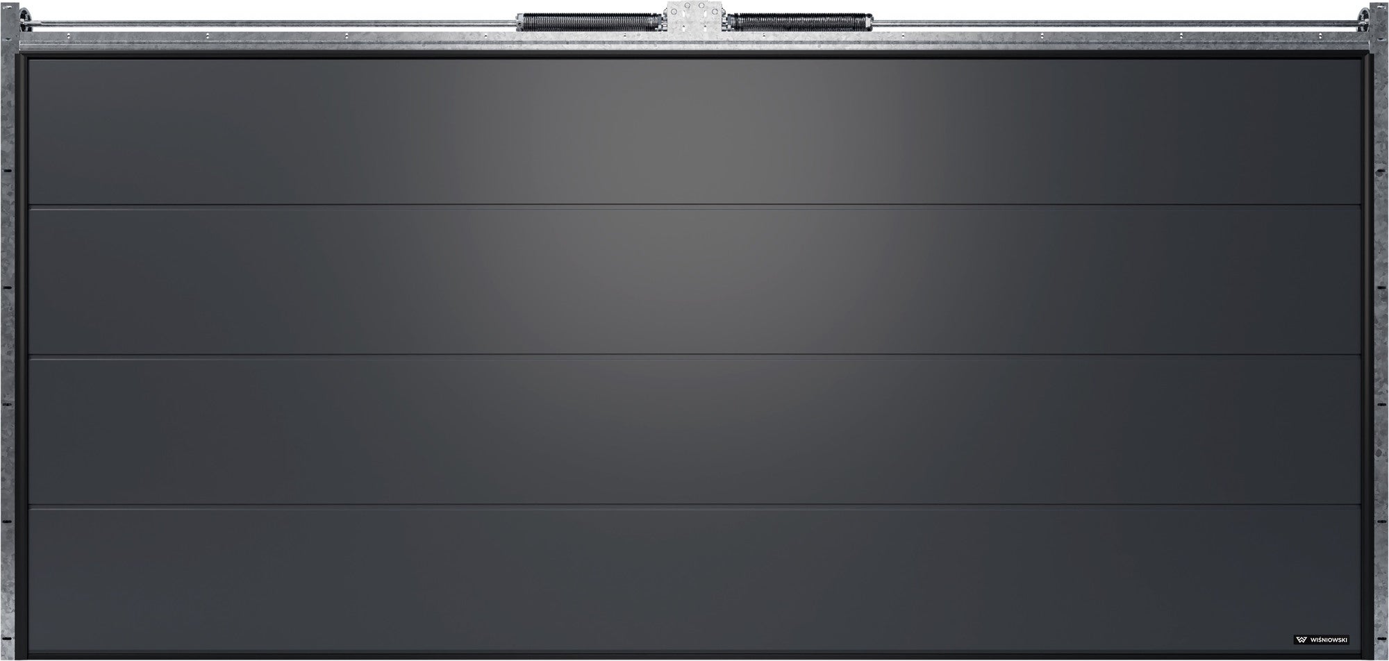 Brama garażowa dwustanowiskowa Nobla 5000x2250 grafit 0