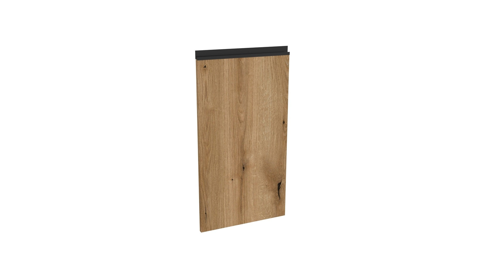 Front kuchenny lewy górny Dąb Evoke 40x71,3 cm z uchwytem w kolorze czarnym Tafla L 