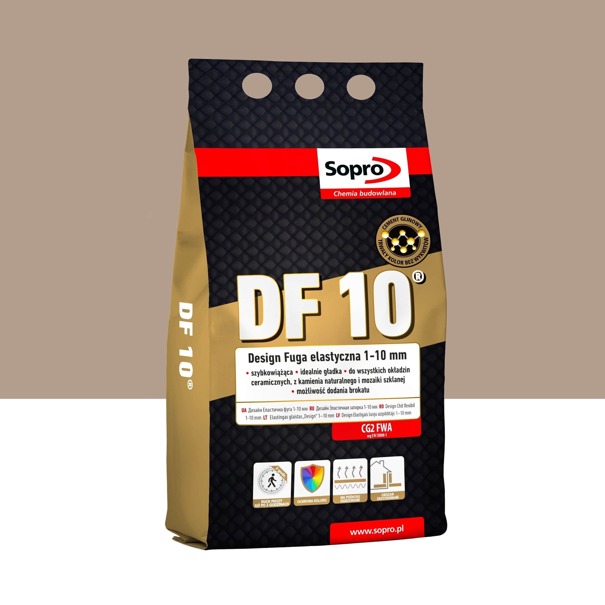 Fuga elastyczna Sopro DF10 BEŻ JURA 33 4kg