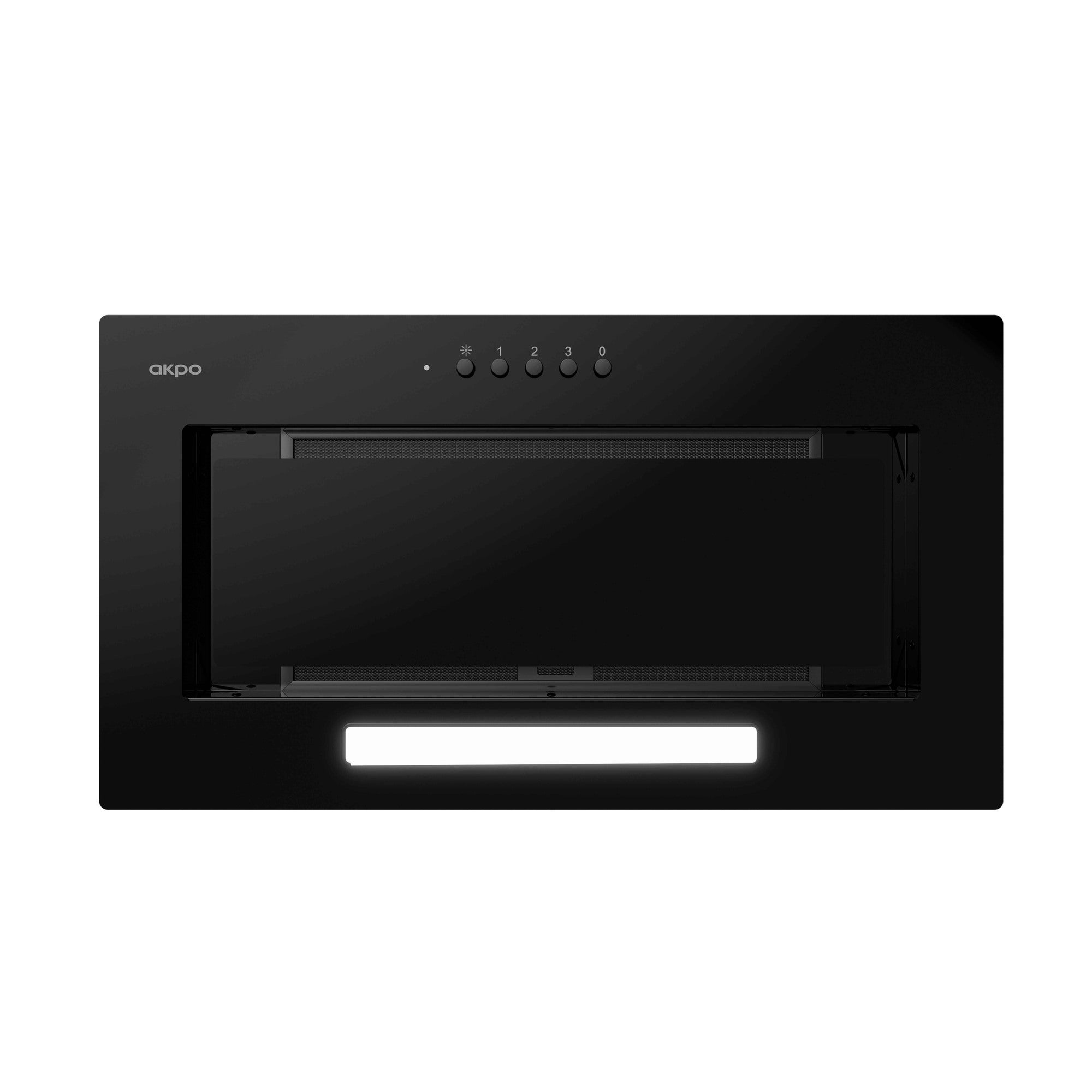 Okap wbudowany WK-7 Fabio 60cm czarny 1