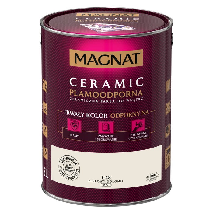 Farba Magnat Ceramic perłowy dolomit 5l