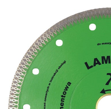 Tarcza diamentowa ryflowana 180x25,4/22,2 mm LAMBDA 1