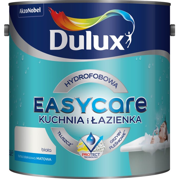 Farba Dulux EasyCare Kuchnia & Łazienka biała 2,5l