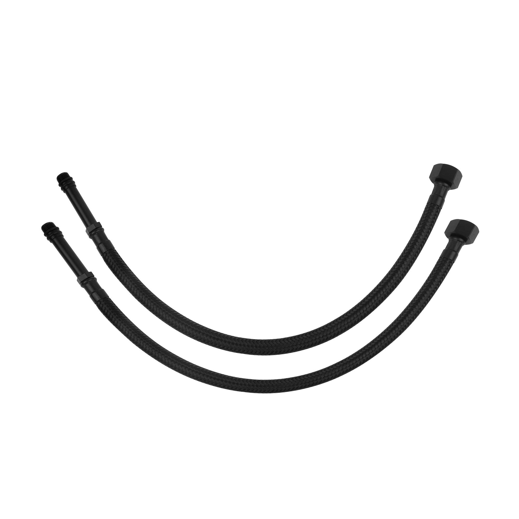 Wężyk przyłączeniowy GW/GZ 3/8"x10 mm, dł. 80 cm, czarny, 2 szt 1