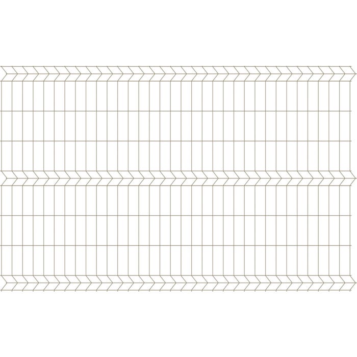 Panel ogrodzeniowy 3D ocynk, 152x250 cm, oczko 75x200 mm, drut 3.2 mm