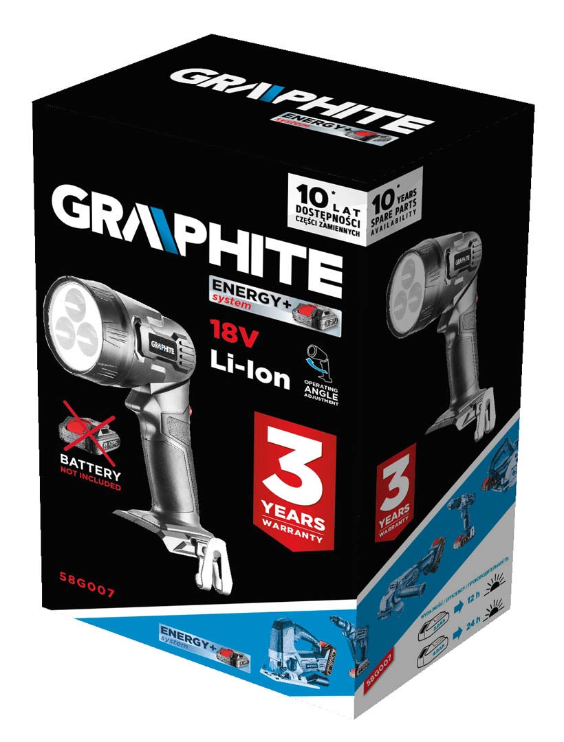 Latarka 18V 58G007 Graphite / bez aku 1