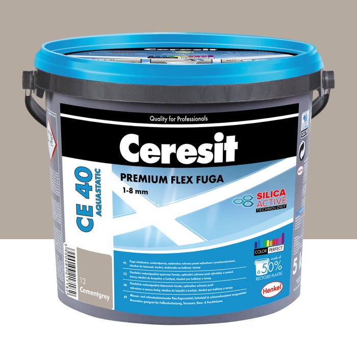 Fuga CE40 Aquastatic 12 cementgray 5 kg