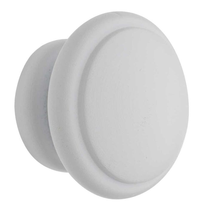 Gałka meblowa fi 44 mm buk mm biały buk