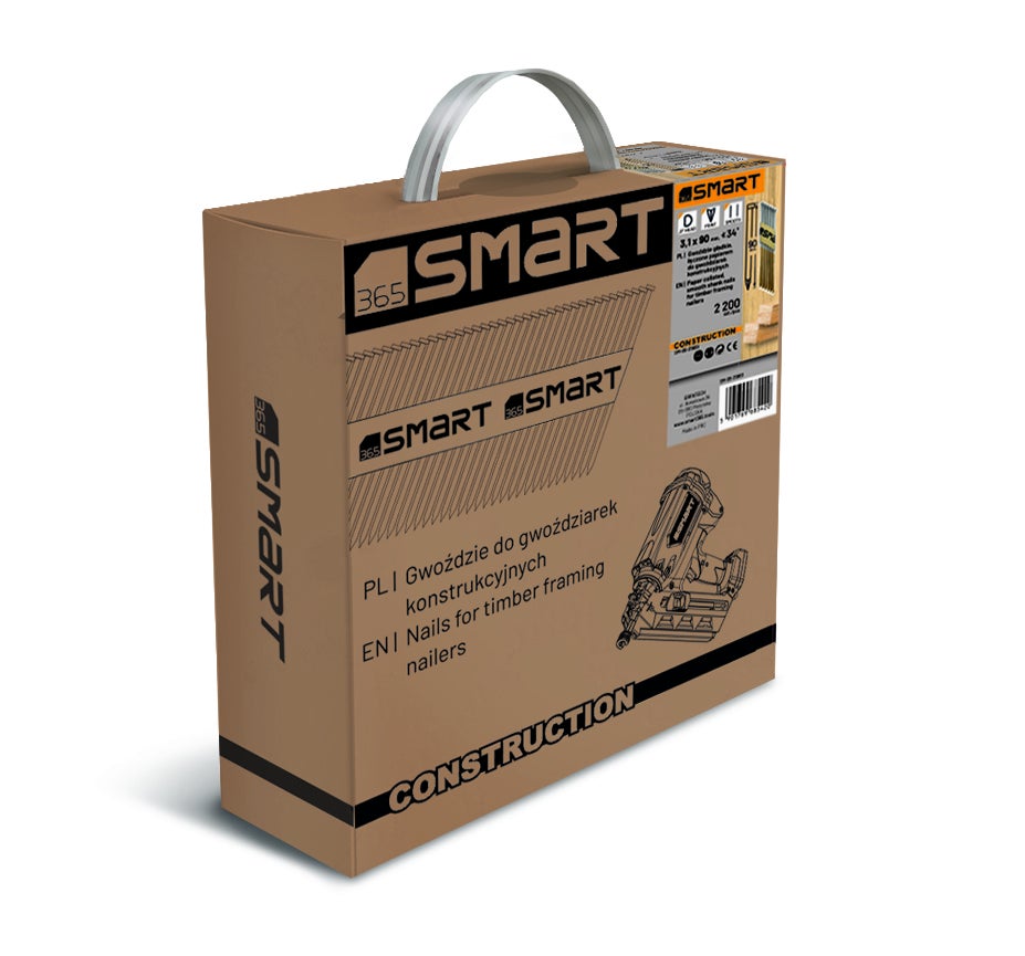 Gwożdzie na papierze pierścieniowe 2,8x63 mm 3300 szt. 1