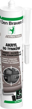 Akryl do tynków Den Braven biały 280ml 1