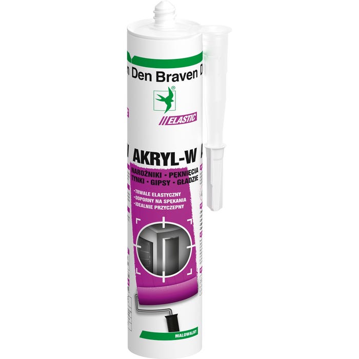 Akryl-W Den Braven biały 280ml