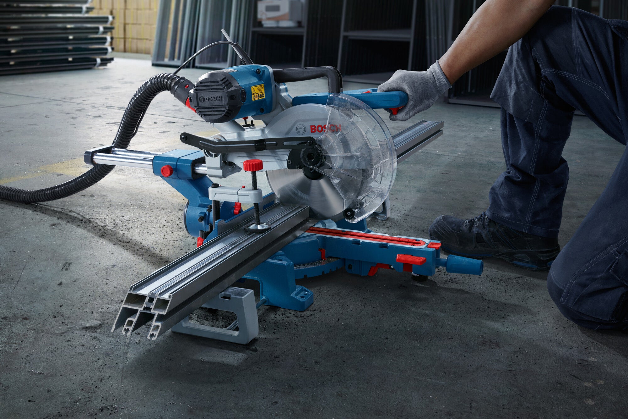 Piła ukosowa BOSCH Pro Heavy Duty GCM 254 D, 1800 W 4