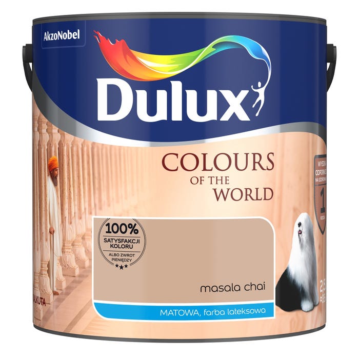 Farba Dulux Kolory Świata masala chai 2,5l