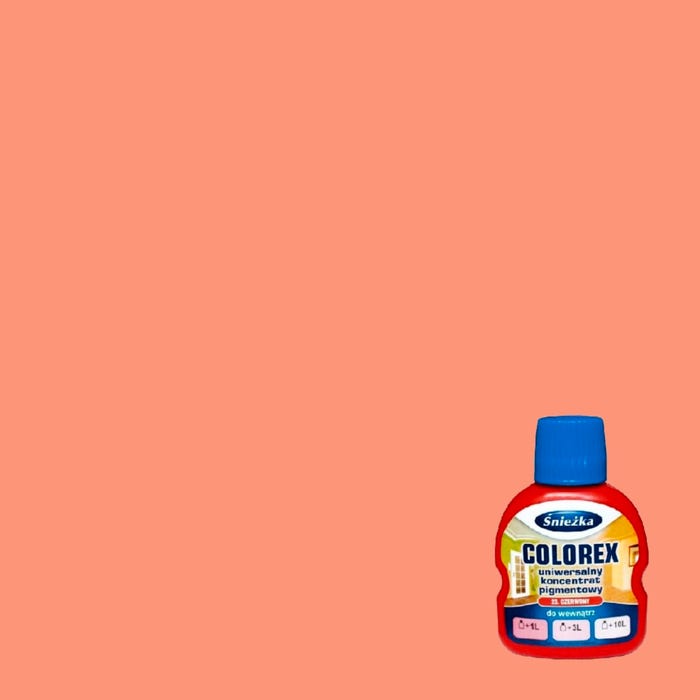 Pigment do kolorowania Śnieżka Colorex łososiowy 100 ml