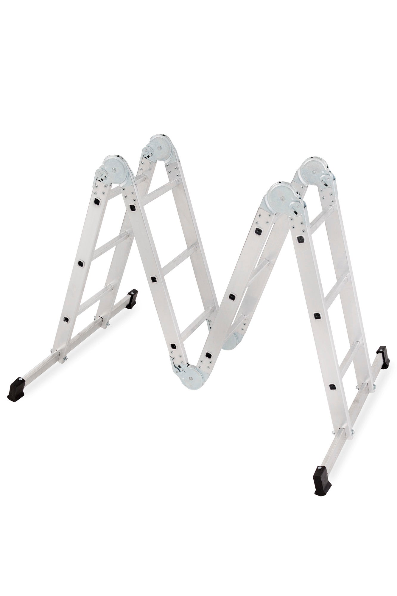 Drabina przegubowa 4x3 z platformą 150 kg 3