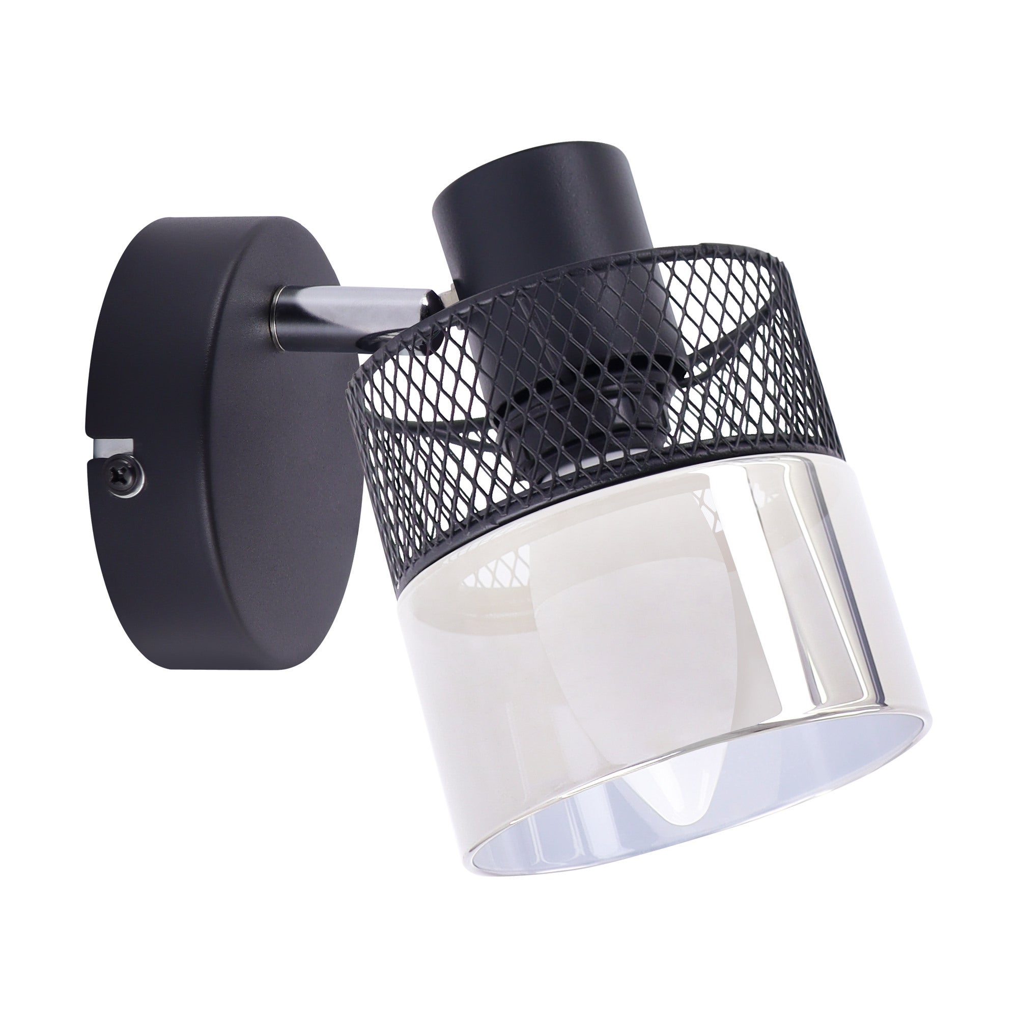 Kinkiet ścienno-sufitowy Montana 1xGU10, czarny 0