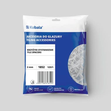 Krzyżyki do glazury 2 mm 125 szt.