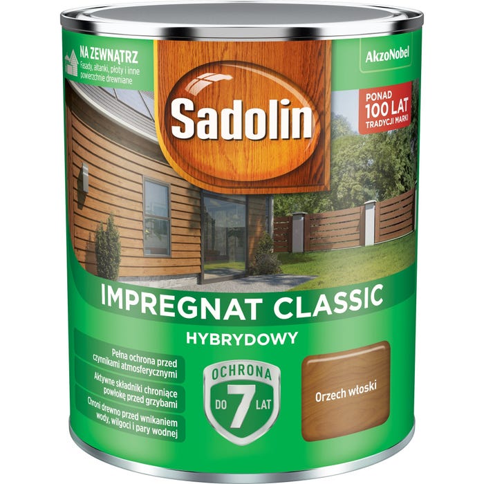 Impregnat hybrydowy Sadolin Classic orzech włoski 0,75l