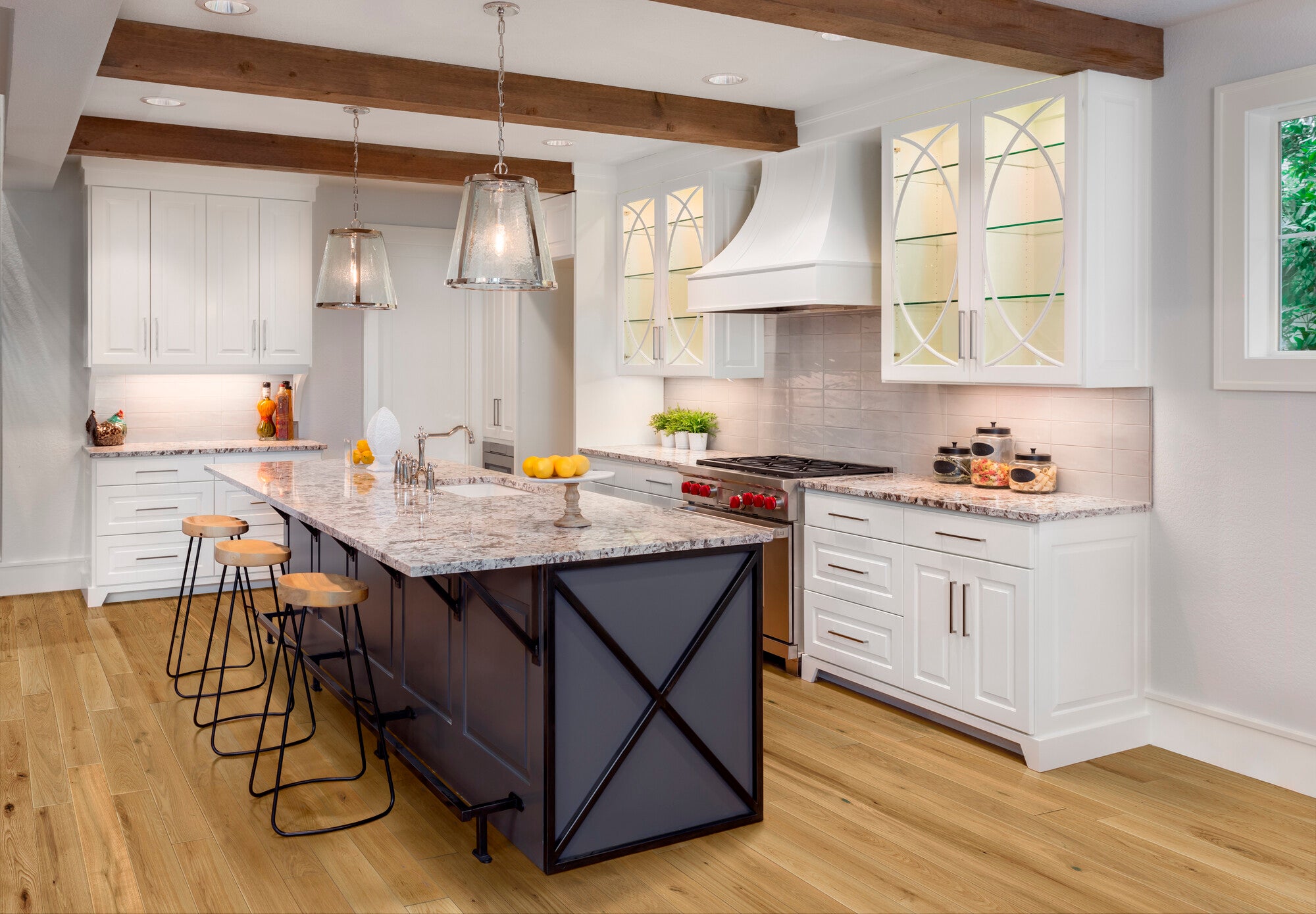 Podłoga lita Dąb Rustic op. 1,56m2 1