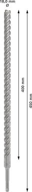 Wiertło SDS-Plus-5X 18x400x450 mm BOSCH 2