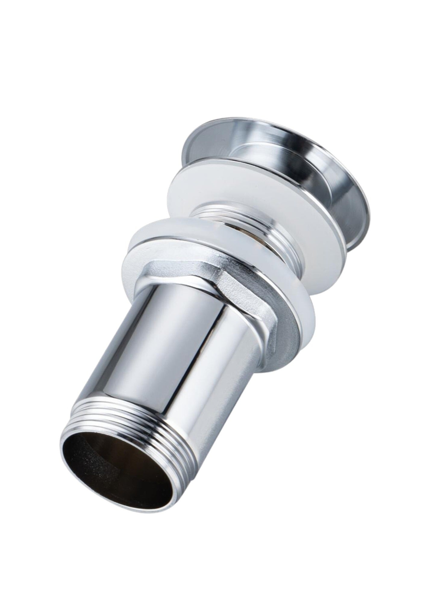 Korek umywalkowy mosiężny klik-klak, z przelewem, chrom 1