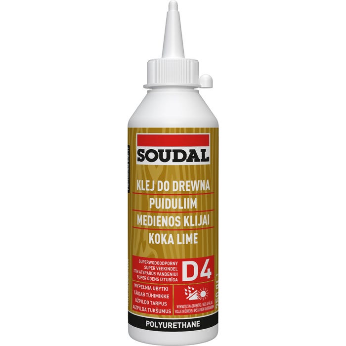 Klej do drewna Soudal 250ml