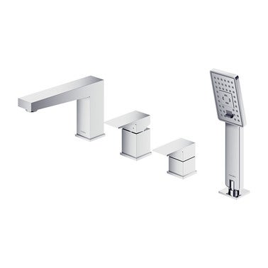 Bateria nawannowa 4-otworowa Omnires Fresh chrom