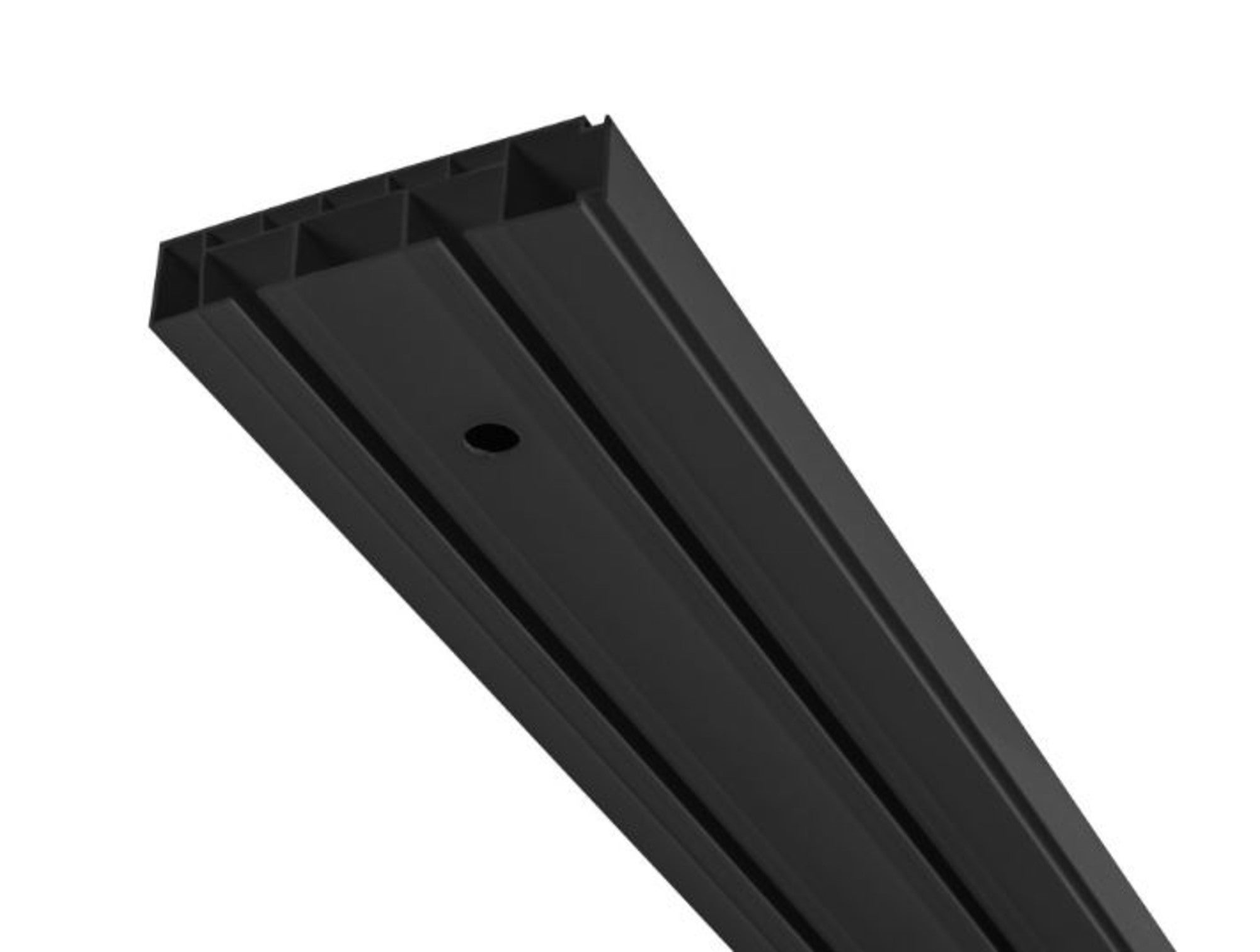 Szyna karniszowa podwójna czarna z akcesoriami 2,5 m  1