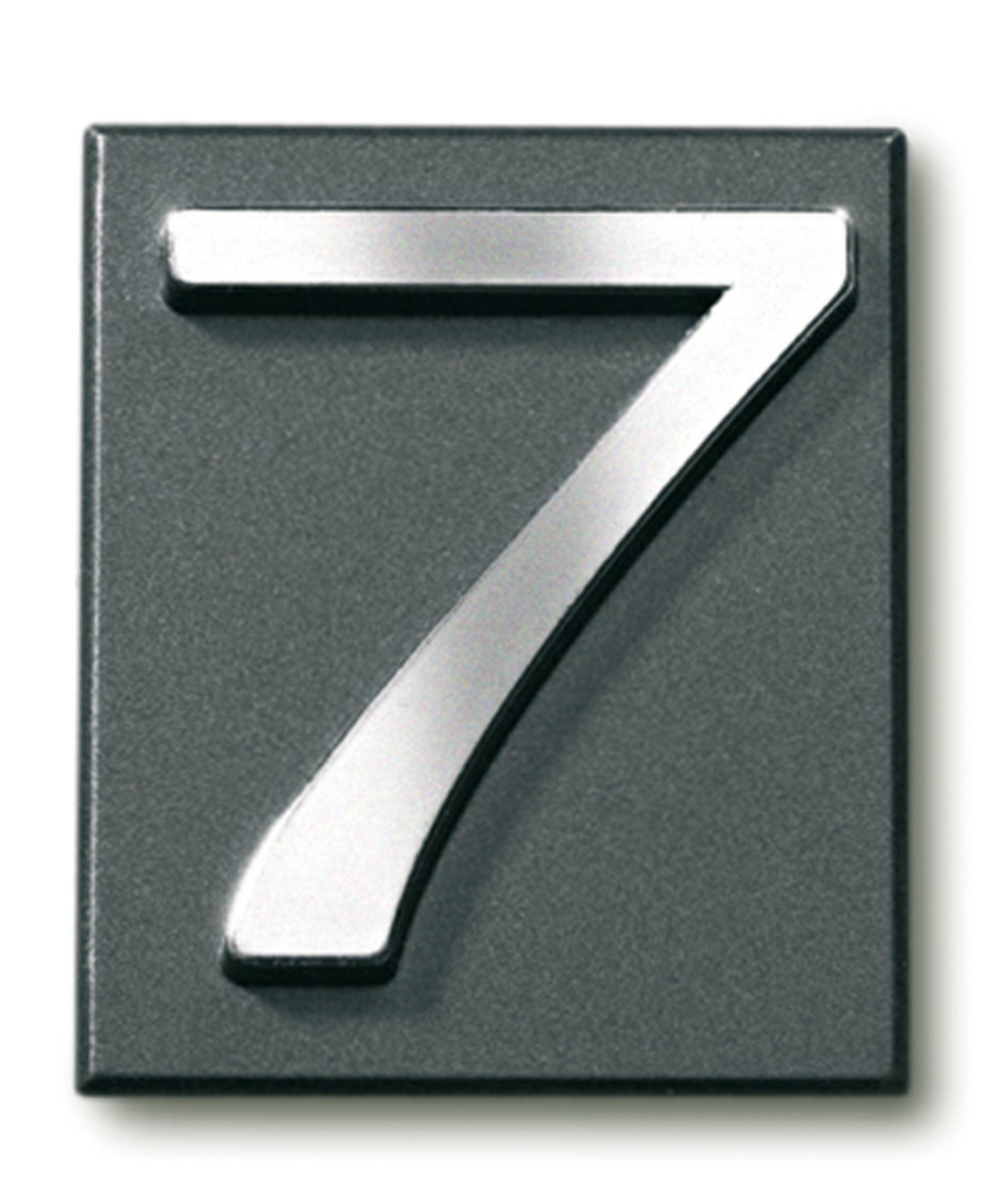 Cyfra 7 samoprzylepna grafit 4x4.7 cm