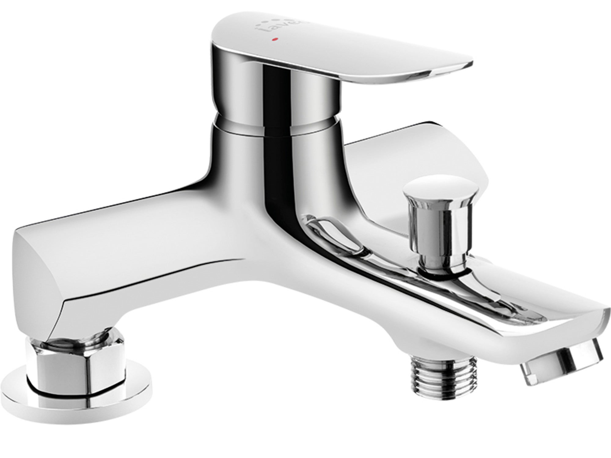 Bateria nawannowa Laveo Appia 2-otworowa chrom