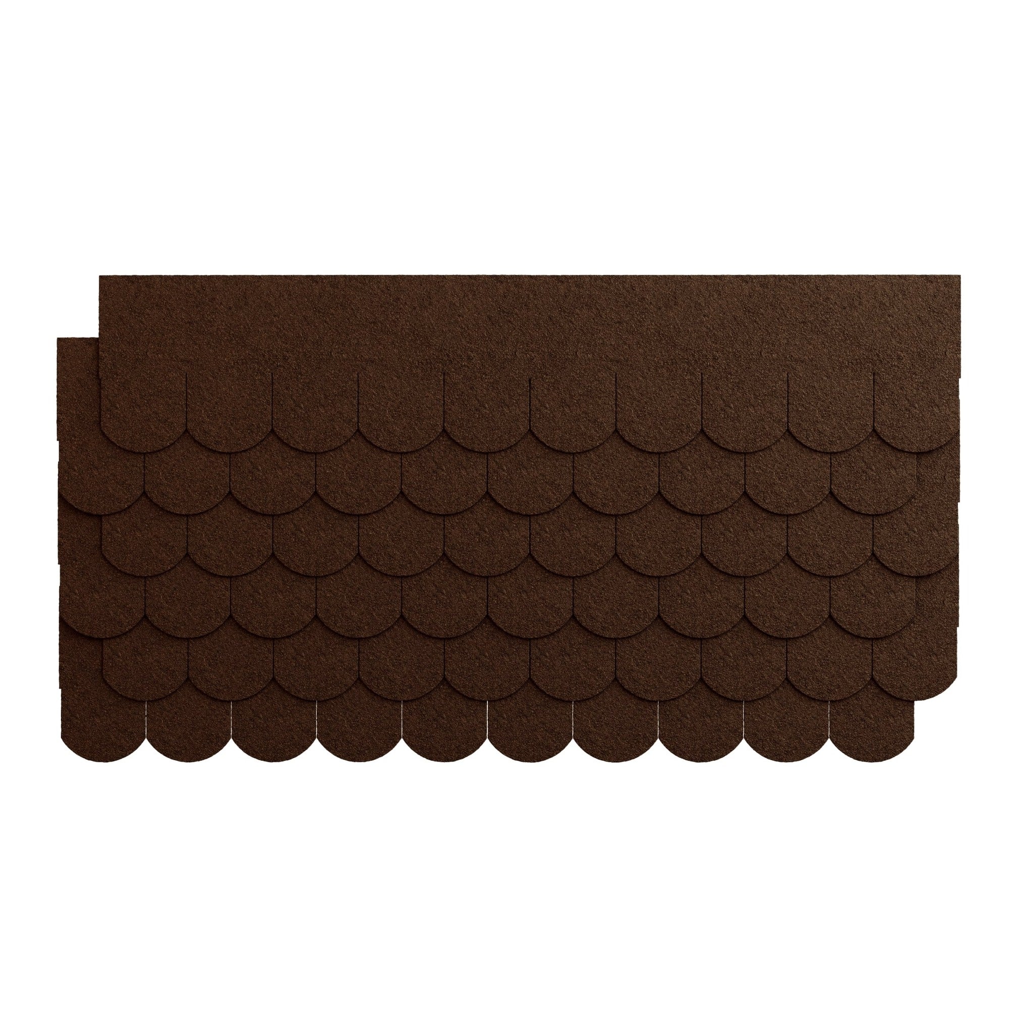 Gont bitumiczny karpiówka, Nexler brązowy, 3 m2 wym. 80x32 cm