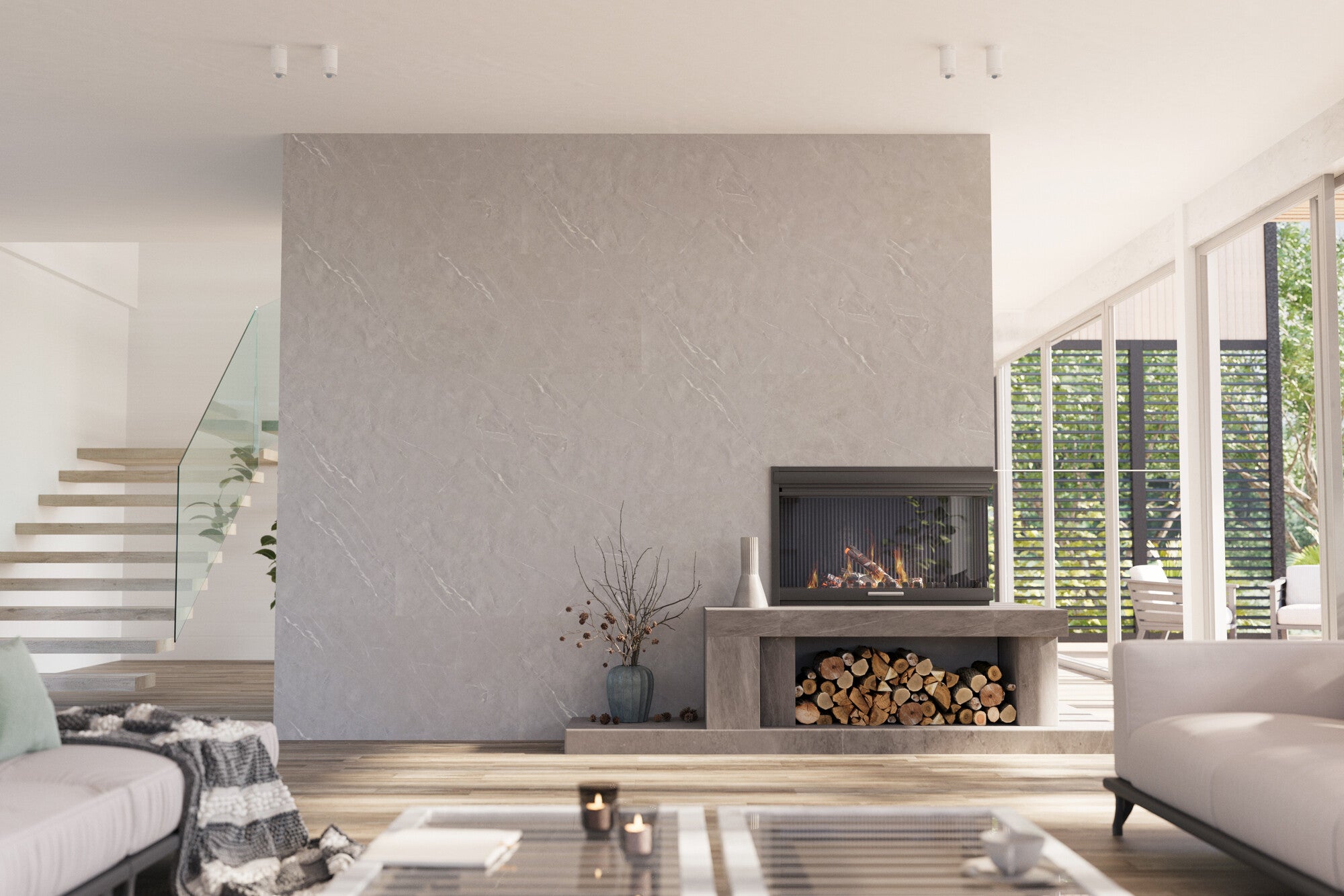 Płytka ścienna Spectra Wall Agat Szary 4,0 mm 120x30 1