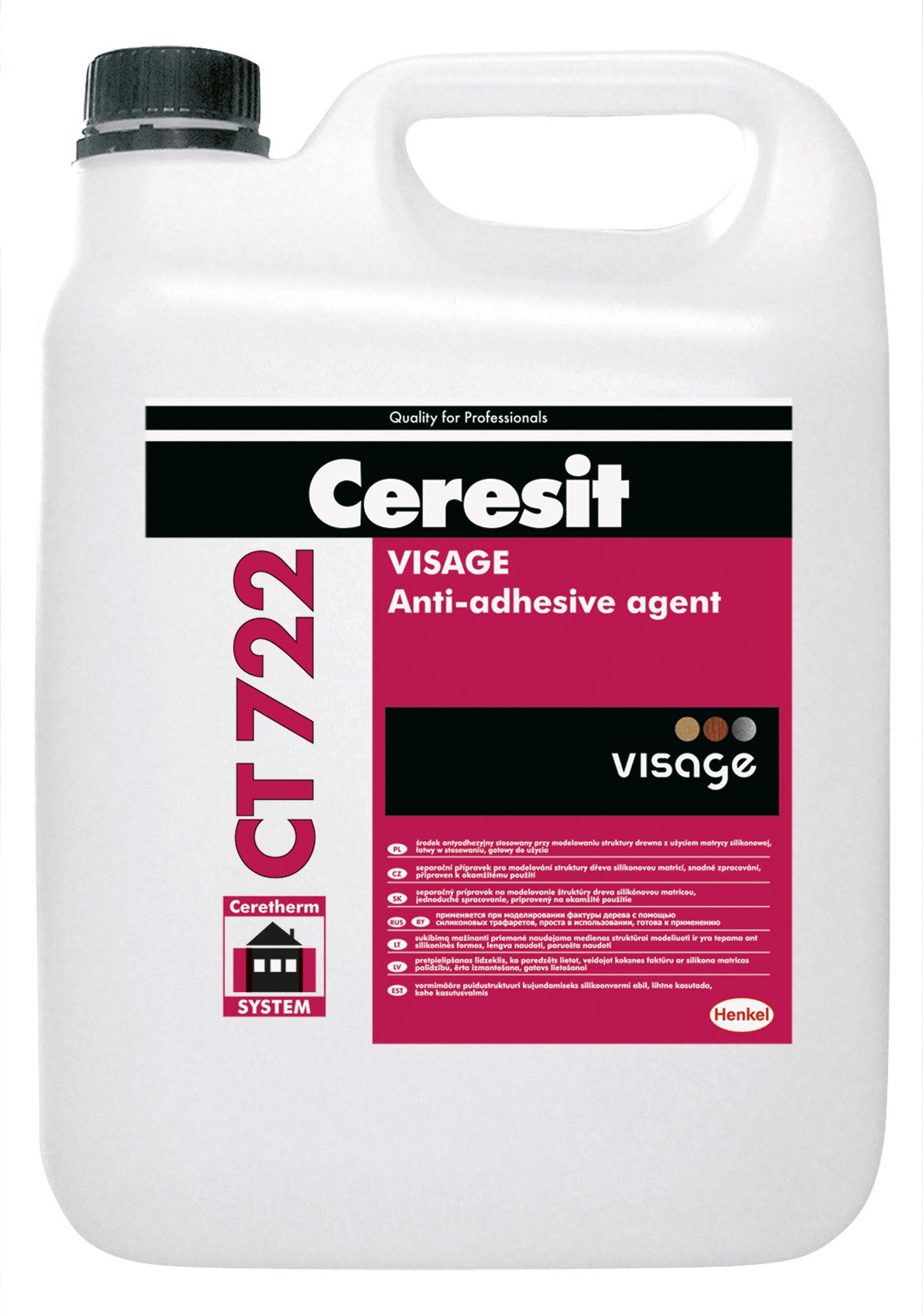 Środek antyadhezyjny Visage CT722 5l 0