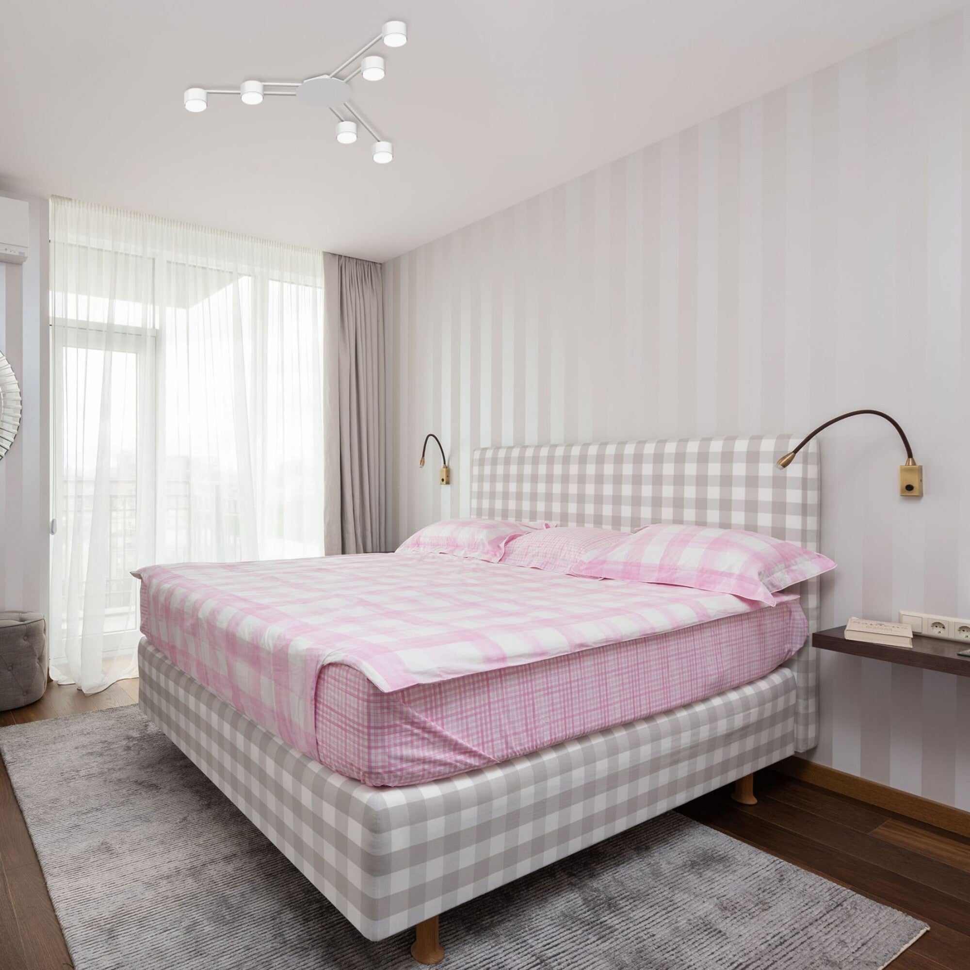 Oprawa sufitowa SPF21B-W 6x30W IP20, biała 2