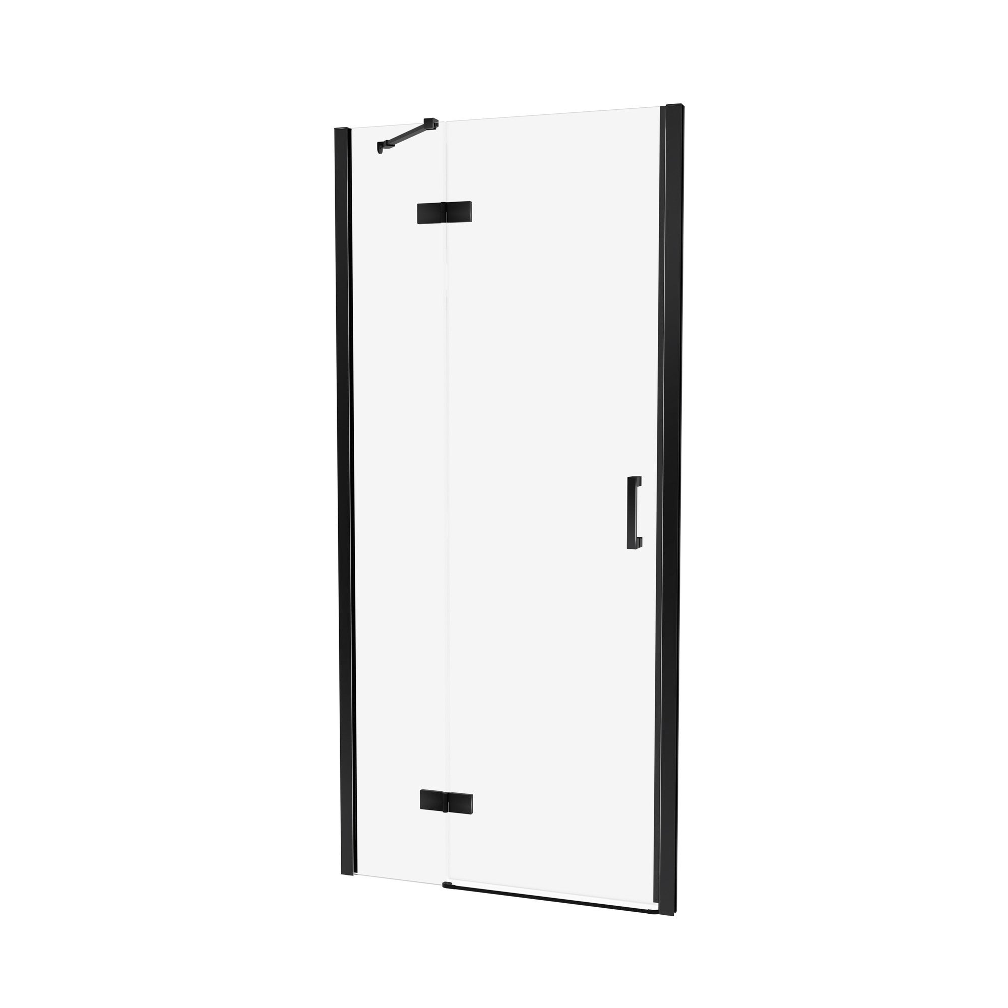 Drzwi prysznicowe Kabri Primera Black prawe 90x195 cm