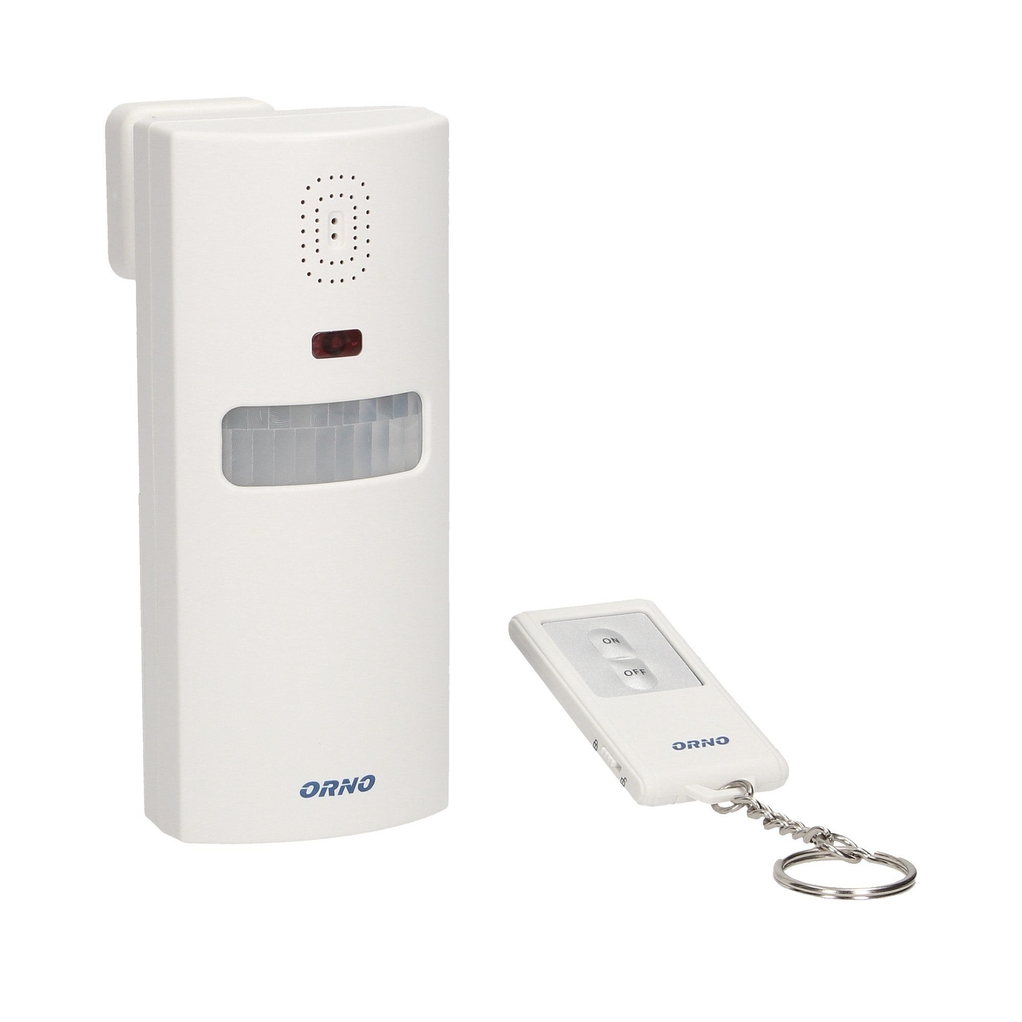 Alarm z wbudowaną syreną i pilotem