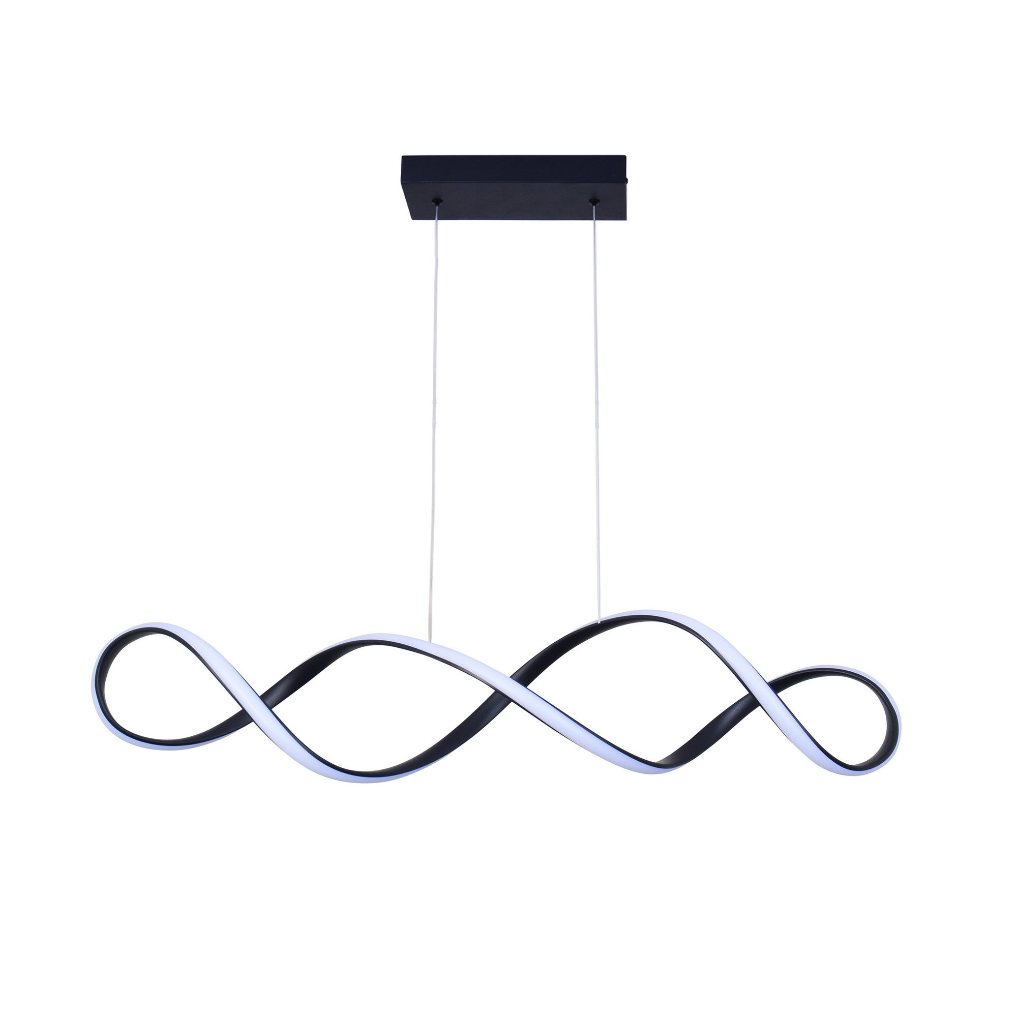 Lampa wisząca LED Infinito L 34W 5300lm czarna