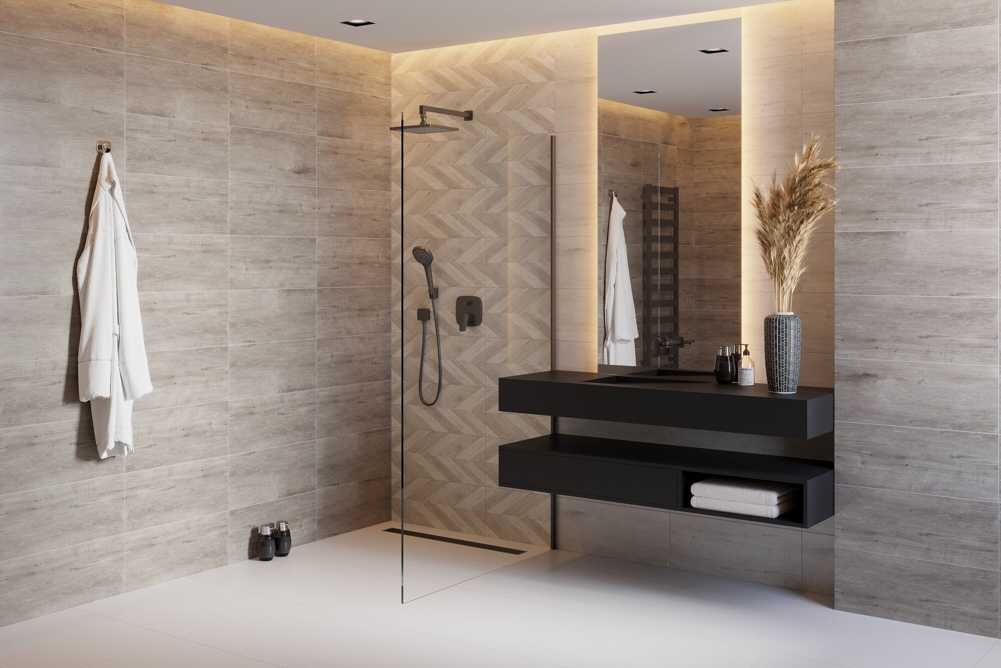 Płytka ścienna Abeto Grey 30x60 cm 1.8m2 1