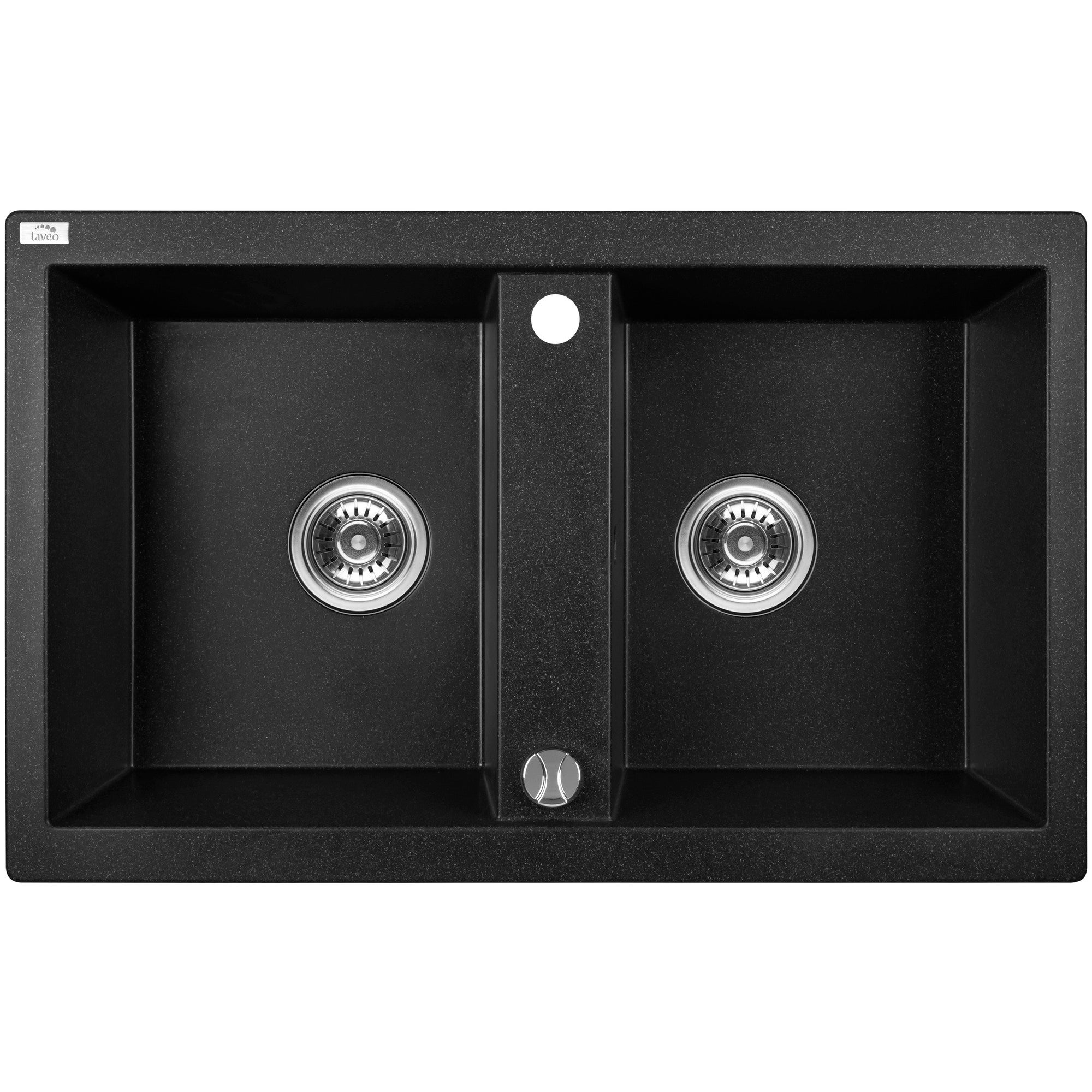 Zlewozmywak granitowy Laveo Barbados 48 x 78 cm 