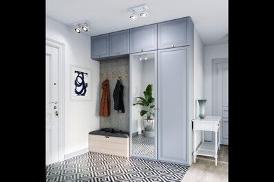 Oprawa sufitowa Wally 2x GU10 , ES111, biały, średnica 30cm, materiał metal 1