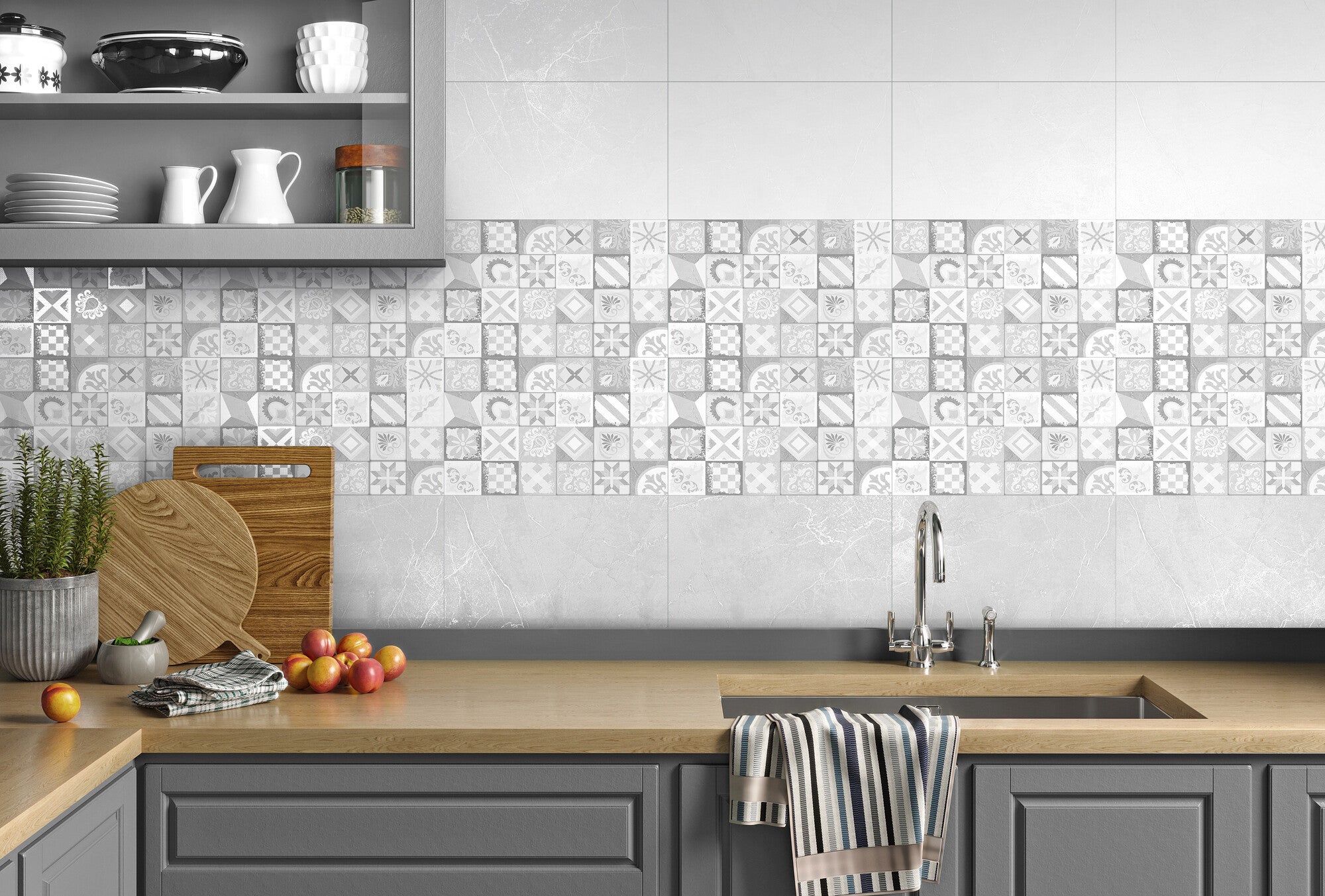 Płytka ścienna Ritual White Luster 30x45 cm 0.81 m2 2