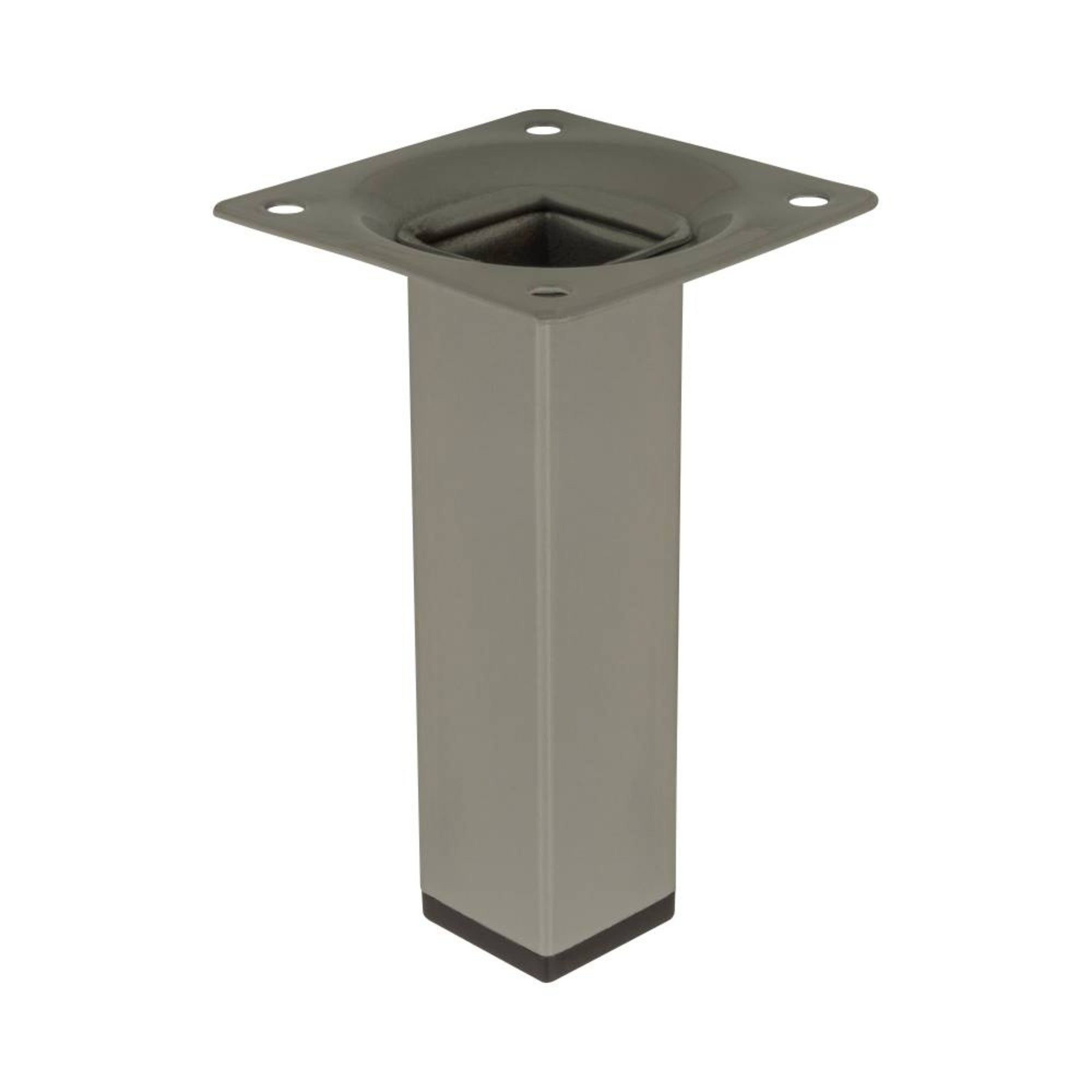 Noga meblowa kwadratowa 10 cm szara 