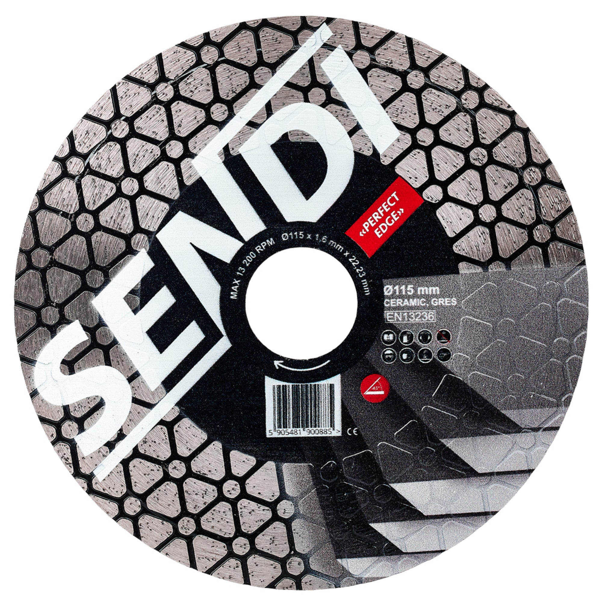 Tarcza diamentowa Perfect Edge 115x22, mm