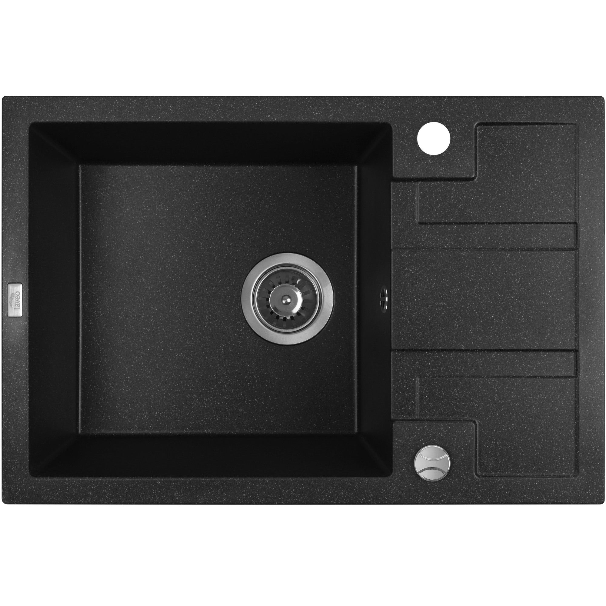 Zlewozmywak granitowy Laveo Barbados 44 x 65 cm