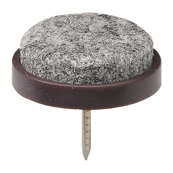 Podkładki filcowe z gwoździem 24x21 mm 32szt.