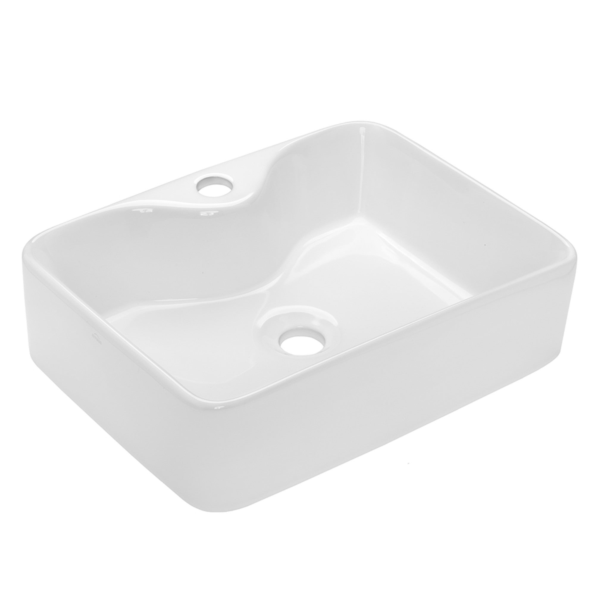 Umywalka nablatowa Invena Neri 49 cm biała 0