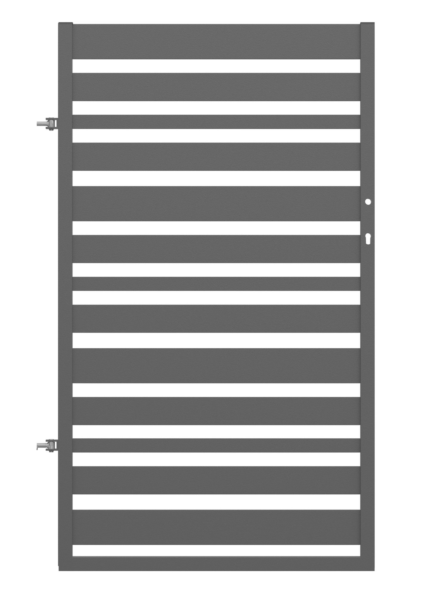 Furtka ogrodzeniowa Ksenia antracyt, 150x90 cm, uniwersalna