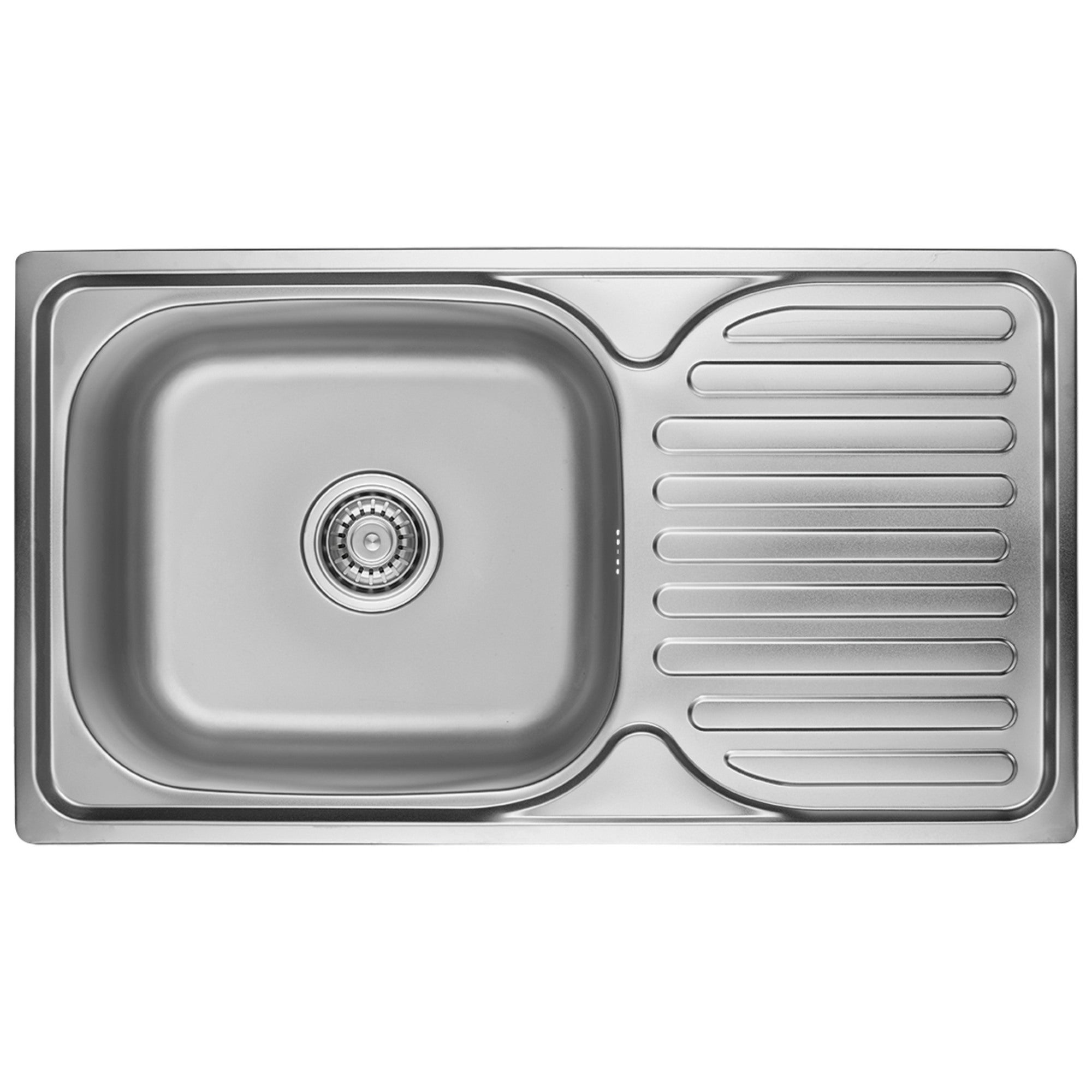 Zlew wpuszczany Orion 42 x 76 cm inox 0